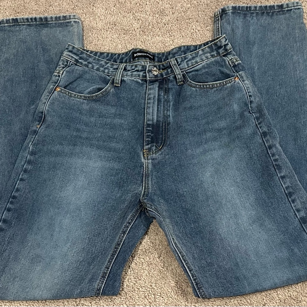 Momokrom Light Wash Jeans - US 8/UK 12